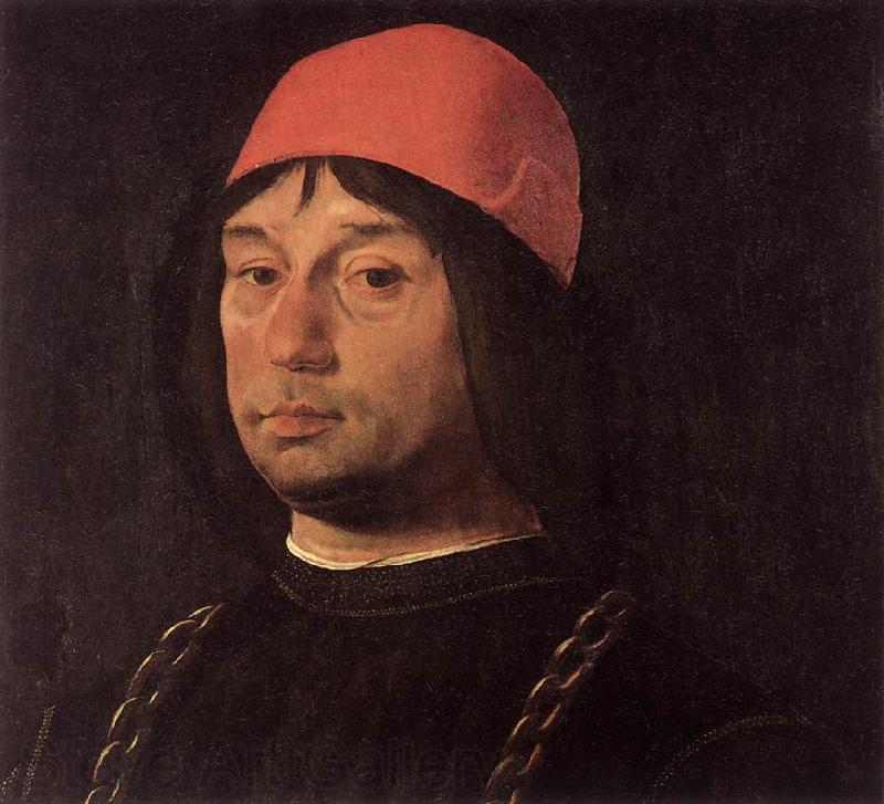 COSTA, Lorenzo Portrait of Giovanni Bentivoglio dfg France oil painting art